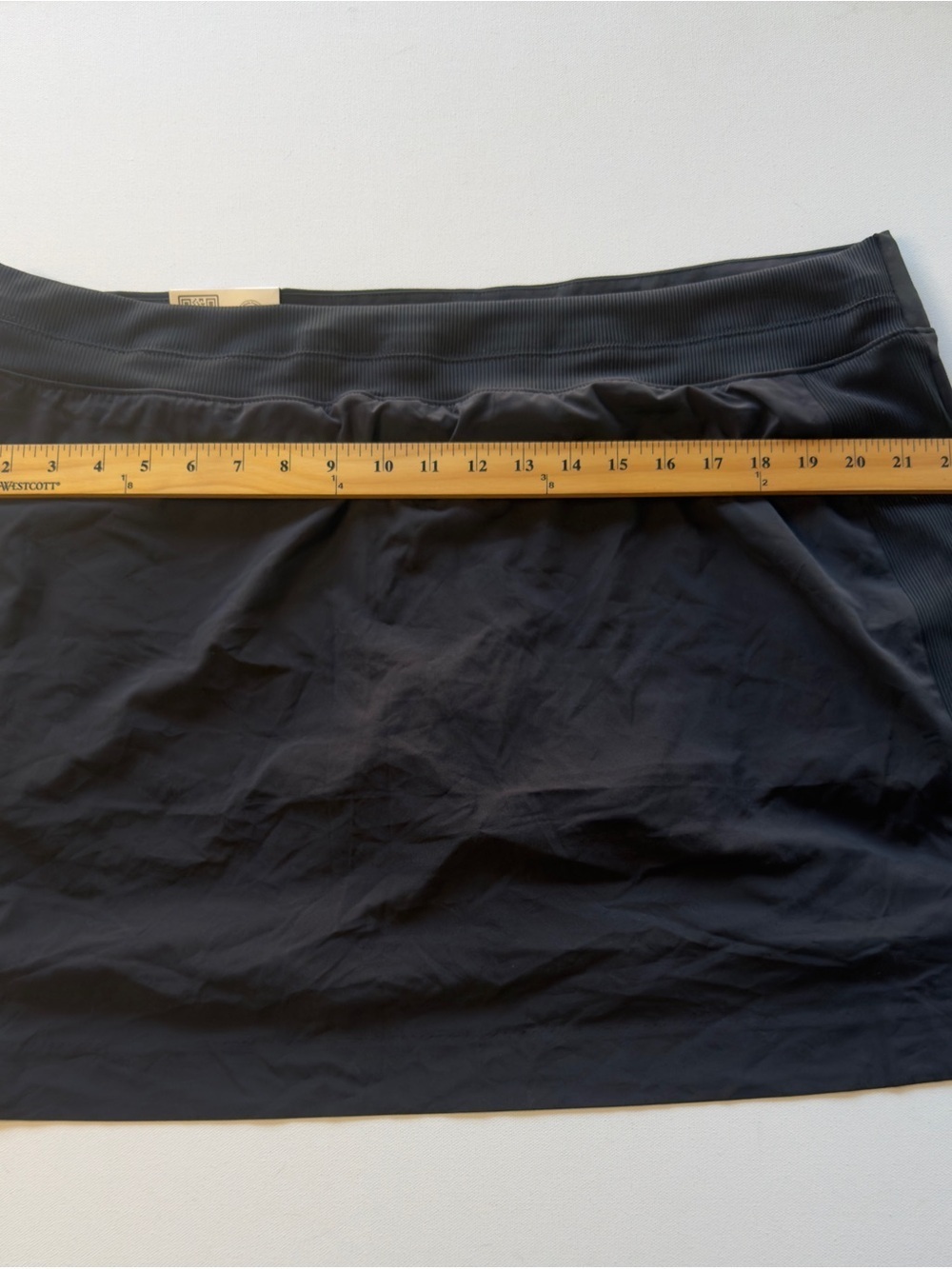 NWT Women's Member's Mark Stretch Skort in Black Size XXL (D2) - Picture 7 of 7
